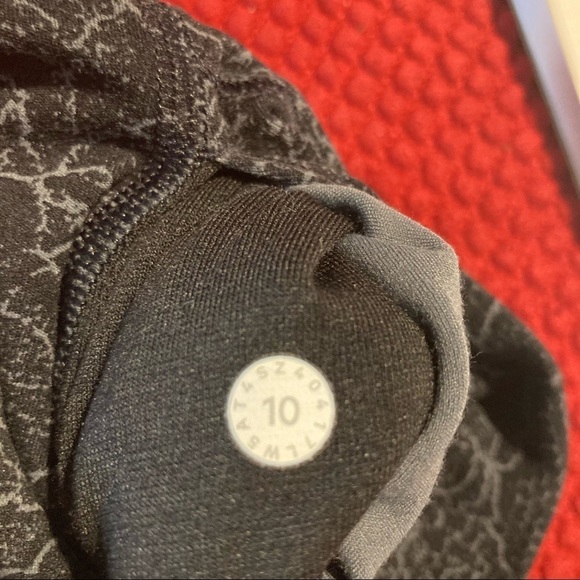 LULULEMON Sz 10 Align Pant II  Lacescape Dark Cast 7/8 Leggings - Picture 10 of 10